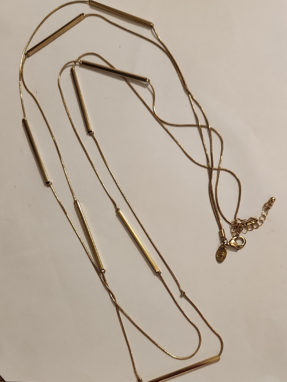 Charming Charlie Goldtone Layered Necklace